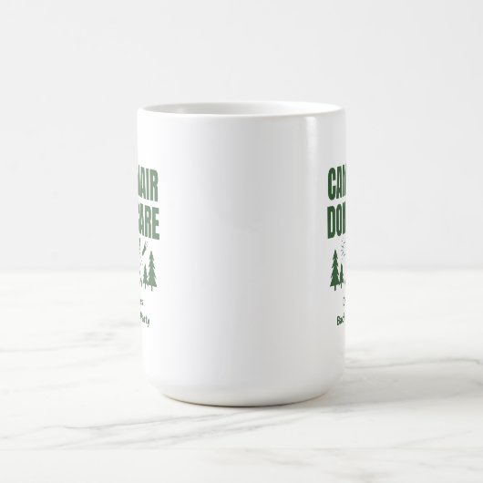 Camp Hair Don't Care Bachelorette Green  Koffiemok (Center)