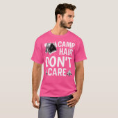 Camp Hair Dont' Care - Camping Camper Geluk Gl T-shirt (Voorkant volledig)