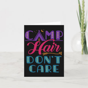 Camp Hair Don't Care Sleepaway Camp Schattige Glam Kaart