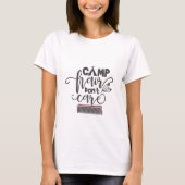 Camp Hair geeft geen grappige prijsopgave T-shirt (Voorkant)