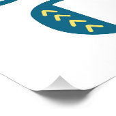 Camp Hair houdt niet van Camper Camping Glamper Perfect Poster (Hoek)