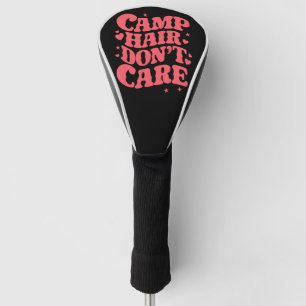 Camp Hair Maakt Zomer Camping Meisjes Groovy niet  Golfheadcover