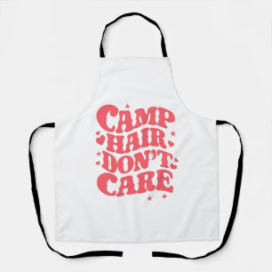 Camp Hair Maakt Zomer Camping Meisjes Groovy niet  Schort