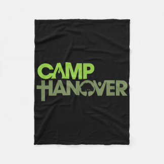 Camp Hanover Logo - Donkere kleuren Fleece Deken