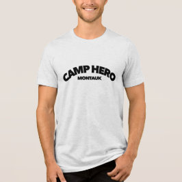 Camp Hero Montauk State Park Vintage Het Einde  Tri-Blend Shirt