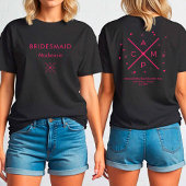 CAMP Hot Pink Bachelorette Bruidsmeisje Hoodie