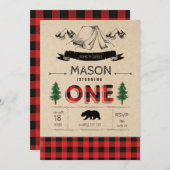 Camp houthakker party team kaart (Voorkant / Achterkant)