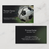 Camp International Soccer Player Coach Football Visitekaartje (Voorkant / Achterkant)