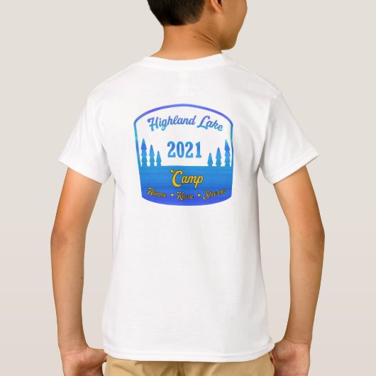 Camp Kassa 2021 Blue Front/Back T-Shirt (Achterkant)