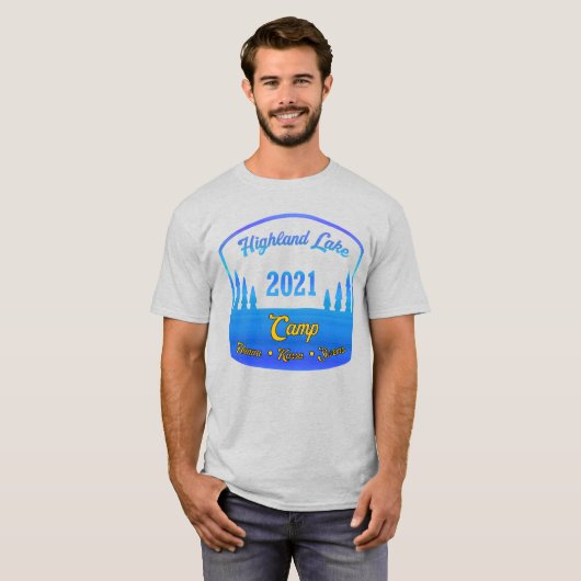 Camp Kassa 2021 Blue T-shirt (Voorkant volledig)