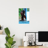 Camp Leakey Tanjung Nationaal Park Borneo Poster (Thuiskantoor)