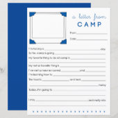 Camp Letter Camp Stationery invullen (Voorkant / Achterkant)