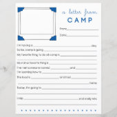Camp Letter Camp Stationery invullen (Voorkant)