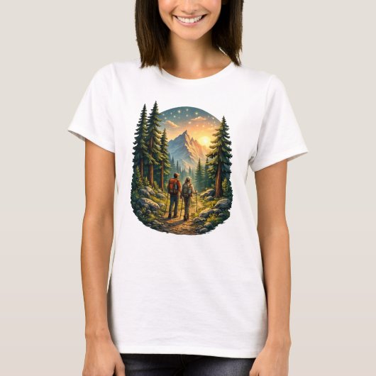 Camp Life Feels Right – Meadow Path Tee USA T-shirt (Voorkant)