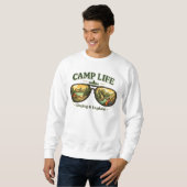 Camp Life Feels Right Men’s Sweatshirt USA (Voorkant volledig)