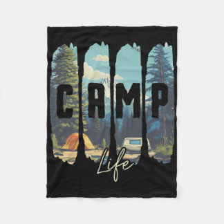 Camp Life Fleece Deken