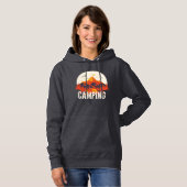 Camp Life Forever، kamperen en wandelen Hoodie (Voorkant volledig)