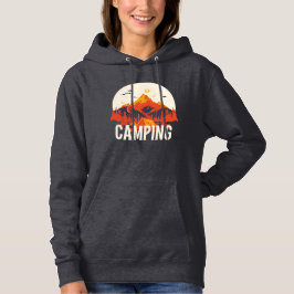 Camp Life Forever، kamperen en wandelen Hoodie