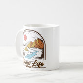 Camp life koffiemok (Voorkant links)