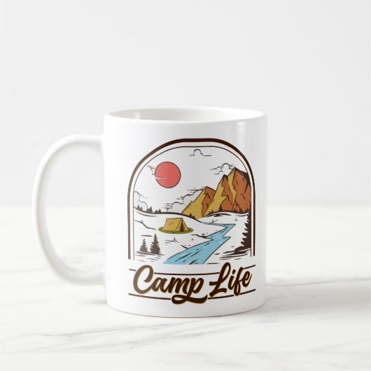 Camp Life Mountain Camping Koffiemok (Links)