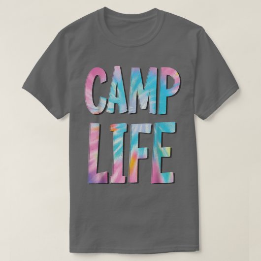 Camp Life Stropdas-Die Summer Top voor meisjes (Design voorkant)