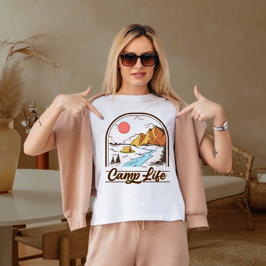 Camp life t-shirt