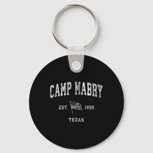 Camp Mabry Texas TX US Flag Sports T-shirt Sleutelhanger