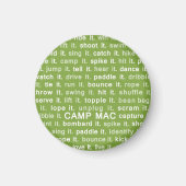 Camp Mac Magneet (Groen doe het) (Voorkant)