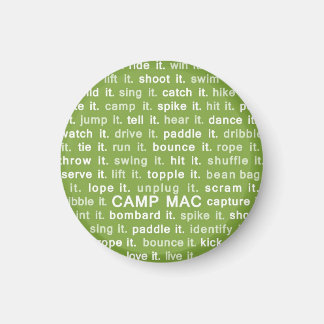 Camp Mac Magneet (Groen doe het)