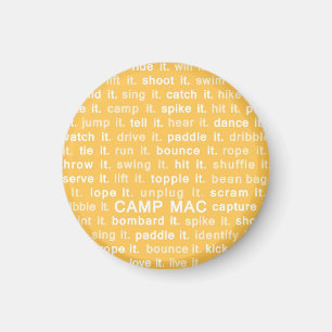 Camp Mac Magnet (geel doen)