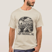 'Camp Mackall' - lange tab - voorzijde T-shirt (Voorkant)