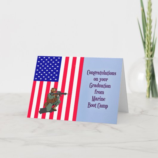 Camp mariniers gefeliciteerd met Afstuderen Kaart (Voorkant)