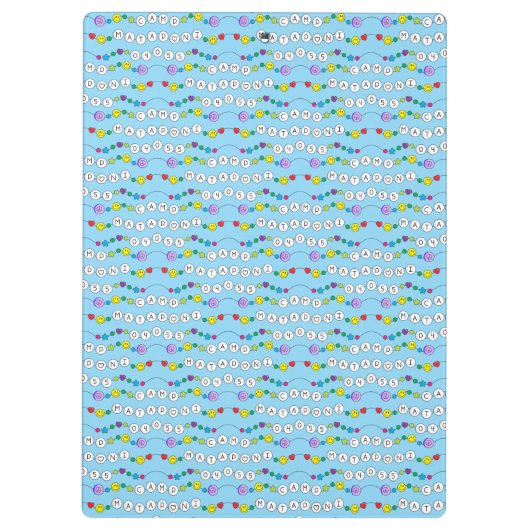 Camp Mataponi Vriendschap Armband Klembord (Achterkant)