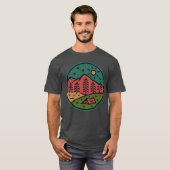 Camp Meadow retro T-shirt (Voorkant volledig)