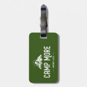 Camp meer ongerustheid minder bagagelabel (Achterkant verticaal)