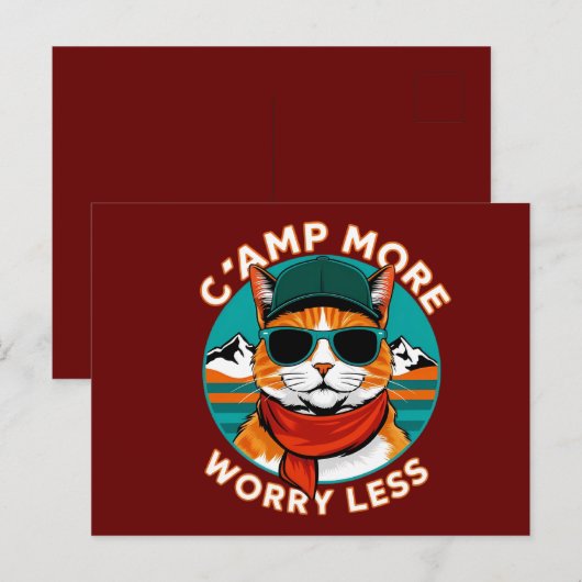 Camp meer ongerustheid minder briefkaart (Voorkant / Achterkant)