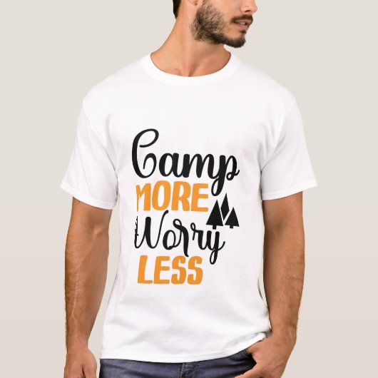 Camp meer ongerustheid minder t-shirt (Voorkant)