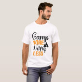 Camp meer ongerustheid minder t-shirt (Voorkant volledig)