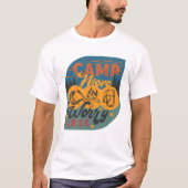 Camp meer ongerustheid minder t-shirt (Voorkant)