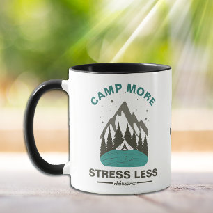 Camp meer stress minder monogram mok