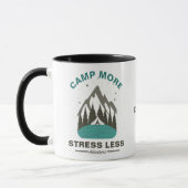Camp meer stress minder monogram mok (Links)