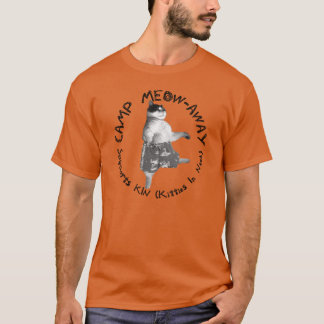 CAMP MEOW AWAY T SHIRT
