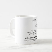 cAMP {Molecule} enkel een Tweede Boodschapper Koffiemok (Voorkant links)