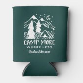 Camp more, Angst Minder | Aangepaste campagne Blikjeskoeler (Voorkant)