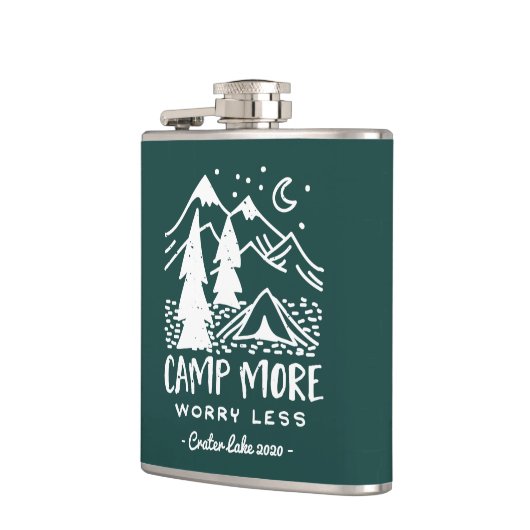 Camp more, Angst Minder | Aangepaste campagne Heupfles (Links)