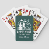 Camp more, Angst Minder | Aangepaste campagne Pokerkaarten (Achterkant)