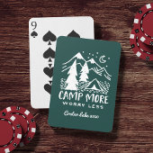 Camp more, Angst Minder | Aangepaste campagne Pokerkaarten