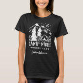 Camp more, Angst Minder | Aangepaste campagne T-shirt (Voorkant)