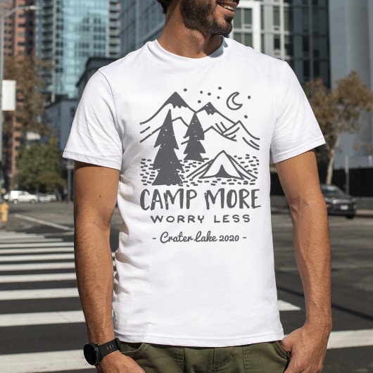 Camp more, Angst Minder | Aangepaste campagne T-shirt
