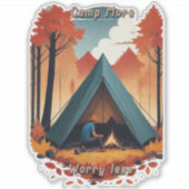 Camp more, Angst Minder Sticker (Voorkant)
